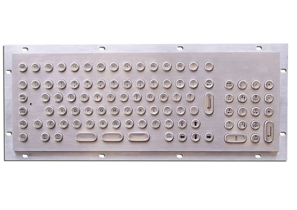 Abstracted Steel Keyboard